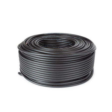 CÂBLE HAUT-PARLEUR - NOIR - 2 x 1.50 mm² - 100 m