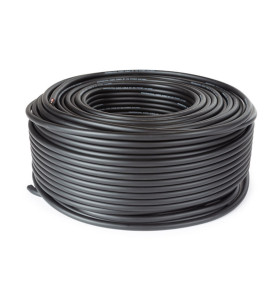 CÂBLE HAUT-PARLEUR - NOIR - 2 x 2.50 mm² - 100 m - VS