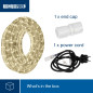 FLEXIBLE LUMINEUX À LED - 9 m - BLANC CHAUD