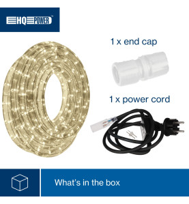 FLEXIBLE LUMINEUX À LED - 9 m - BLANC CHAUD - VS