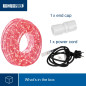 FLEXIBLE LUMINEUX À LED - 9 m - ROUGE
