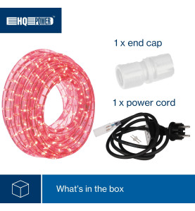 FLEXIBLE LUMINEUX À LED - 9 m - ROUGE - VS