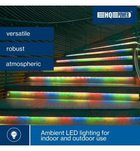 FLEXIBLE LUMINEUX À LED - 2 CANAUX - MULTICOLORE + CONTRÔLEUR (9m) - V