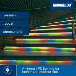 FLEXIBLE LUMINEUX À LED - 2 CANAUX - MULTICOLORE + CONTRÔLEUR (20 m)