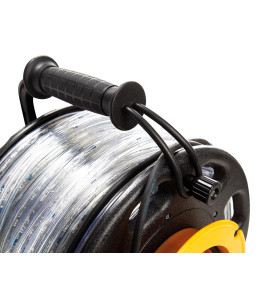 TAMBOUR DE CORDE LUMINEUX LED - 30 m - BLANC FROID - ÉCLAIRAGE DE SÉCU