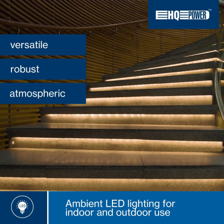 FLEXIBLE LUMINEUX À LED - 45 m - BLANC CHAUD