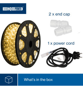 FLEXIBLE LUMINEUX À LED - 45 m - BLANC CHAUD - VS
