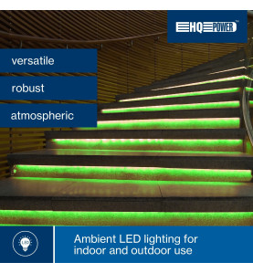 FLEXIBLE LUMINEUX À LED - 45 m - VERT - VS