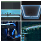 FLEXIBLE LUMINEUX À LED - 45 m - BLEU