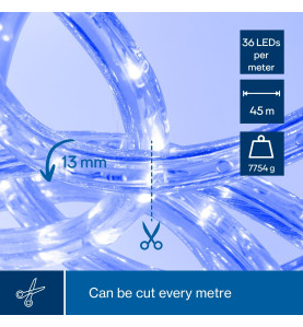FLEXIBLE LUMINEUX À LED - 45 m - BLEU - VS