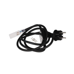 CÂBLE D'ALIMENTATION POUR FLEXIBLE LUMINEUX À LED - ÉTANCHE - 1 st. - 