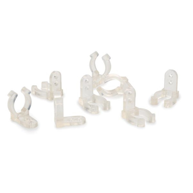 CLIPS DE MONTAGE POUR FLEXIBLES LUMINEUX et FLEXIBLES LUMINEUX À LED - 20 pcs