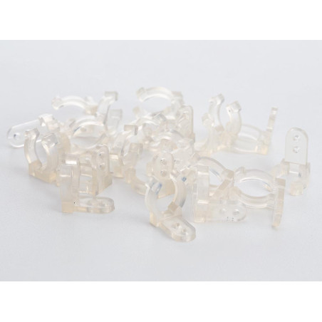 CLIPS DE MONTAGE POUR FLEXIBLES LUMINEUX et FLEXIBLES LUMINEUX À LED - 20 pcs