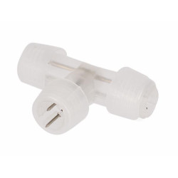 CONNECTEUR EN FORME DE "T" POUR FLEXIBLES LUMINEUX et FLEXIBLES LUMINE