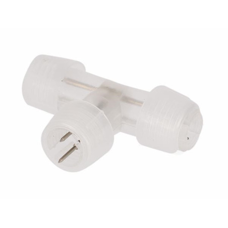 CONNECTEUR EN FORME DE "T" POUR FLEXIBLES LUMINEUX et FLEXIBLES LUMINE