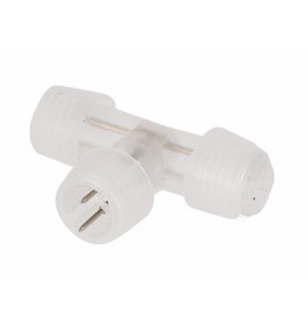 CONNECTEUR EN FORME DE "T" POUR FLEXIBLES LUMINEUX et FLEXIBLES LUMINE
