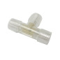CONNECTEUR EN FORME DE "T" POUR FLEXIBLES LUMINEUX et FLEXIBLES LUMINEUX À LED - 1 pc