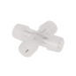 CONNECTEUR EN FORME DE "X" POUR FLEXIBLES LUMINEUX et FLEXIBLES LUMINEUX À LED - 1 pc