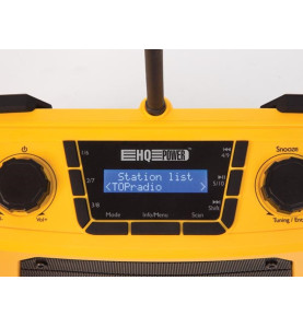 Robuste - Radio de chantier - DAB/DAB+/FM - 2 x 2,5 W - PRL