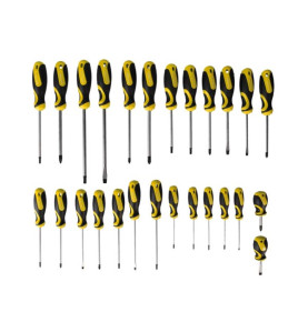 JEU DE TOURNEVIS AVEC SUPPORT - 26 pcs - PRL