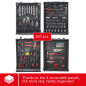 VALISE À OUTILS EN ALUMINIUM 260 pcs