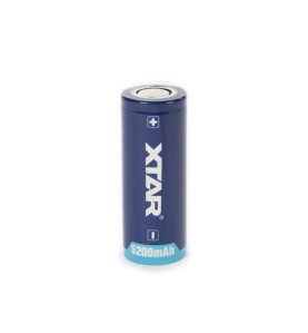 XTAR - ACCU LI-ION CYLINDRIQUE 3.6 V - 5000 mAH - 26650 - Velleman