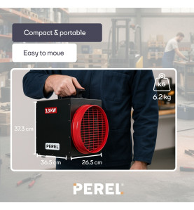 Chauffage industriel à ventilateur - 3300 W - IPX4 - PRL