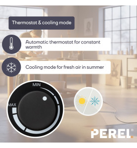 Chauffage industriel à ventilateur - 3300 W - IPX4 - PRL