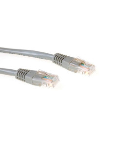 Câble réseau CAT5e U/UTP, CCA, 1.5m, gris - Velleman