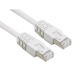 Câble réseau CAT6 U/UTP, CCA, 3m, blanc - Velleman