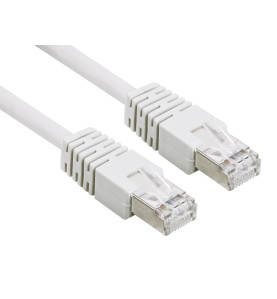 Câble réseau CAT6 U/UTP, CCA, 10m, blanc - Velleman