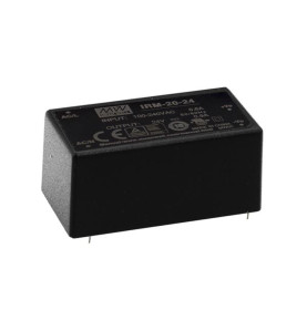 MEAN WELL - ALIMENTATION - 1 SORTIE - 20 W - ENCAPSULÉ - 24 V - Vellem