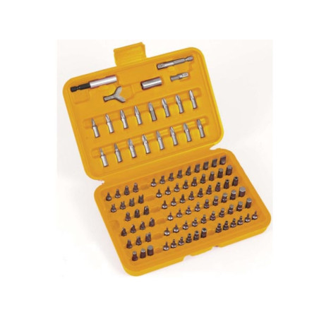 JEU D'EMBOUTS POUR TOURNEVIS - 100 pcs - PRL