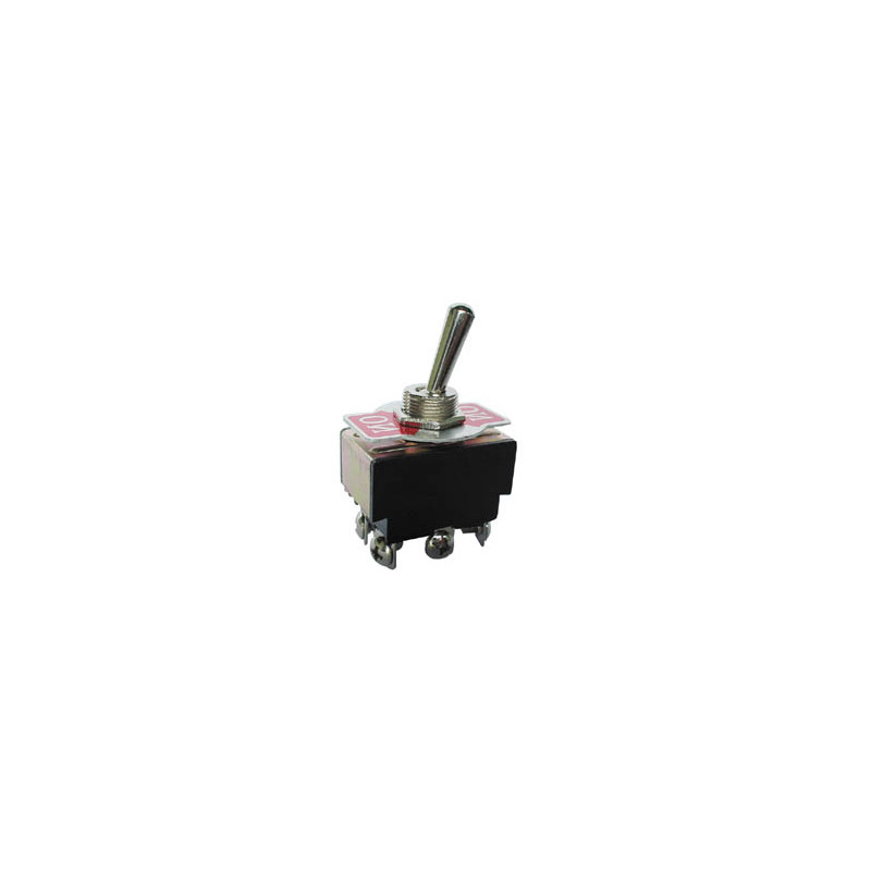 INVERSEUR BIPOLAIRE A LEVIER ON-ON 5A/250V - CONNEXION A VISSER