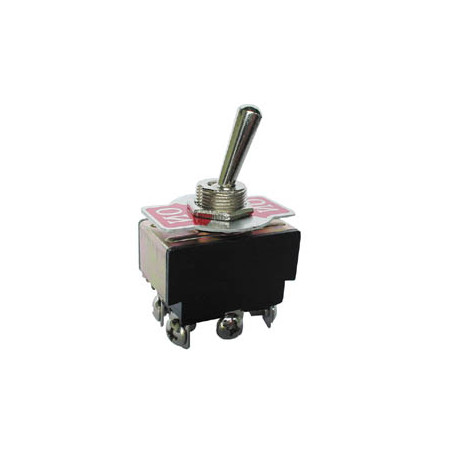 INVERSEUR BIPOLAIRE A LEVIER ON-ON 5A/250V - CONNEXION A VISSER - Vell
