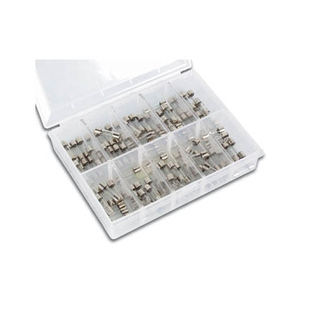 JEU DE FUSIBLES - LENTS - 100 pcs - 5 x 20 mm - Velleman