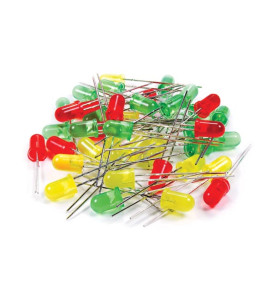 JEU DE LED - 80 pcs - 2 TAILLES - 3 COULEURS - Velleman