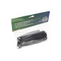 Lot de gaines thermoretractables - 40 pcs - noir