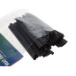 Lot de gaines thermoretractables - 40 pcs - noir