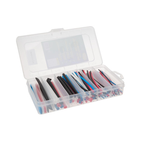 Lot de gaines thermorétrectables - multicolore - 10 cm - 170 pcs - dan