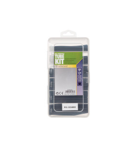 Lot de gaines thermorétractables - noir 10 cm - 170 pcs - dans coffret