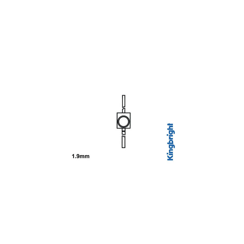 LED SOLID-STATE SUBMINIATURE 1.9mm - ROUGE DIFFUSANT