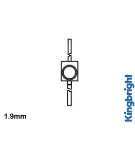 LED SOLID-STATE SUBMINIATURE 1.9mm - ROUGE DIFFUSANT - Velleman