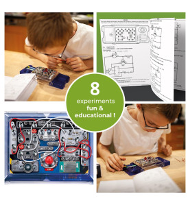 Kit de projets électroniques - 8 expériences - LED & musique - Vellema