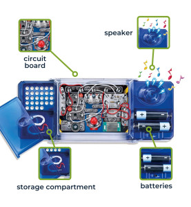 Kit de projets électroniques - 8 expériences - LED & musique - Vellema