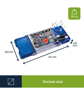 Kit de projets électroniques - 8 expériences - LED & musique - Vellema