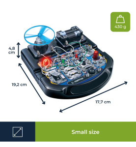 Kit de projets électroniques - 19 expériences - LED, ventilateur et so