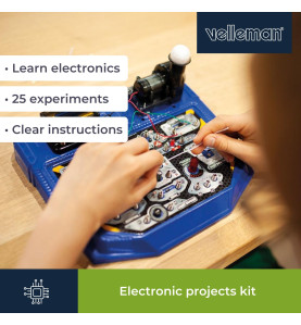 Kit de projets électroniques - 25 expériences - circuits amusants - Ve