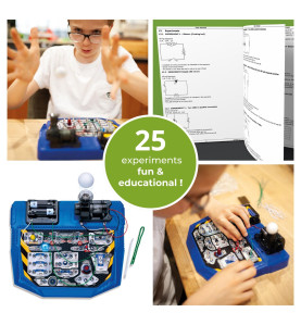 Kit de projets électroniques - 25 expériences - circuits amusants - Ve