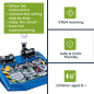 Kit de projets électroniques - 25 expériences - circuits amusants